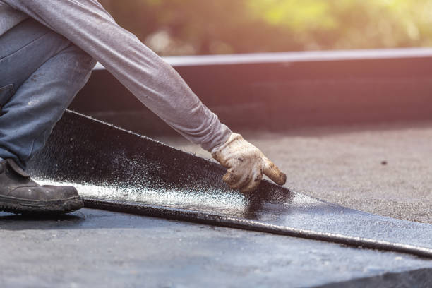 Professional Exterior Waterproofing technician working in Lake Orion, MI